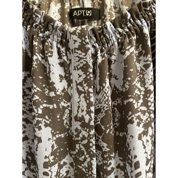 Apt 9 Blouse Women's Sheer Popover 3/4  Sleeve Printed Lightweight Top Boho 1X - Picture 4 of 7